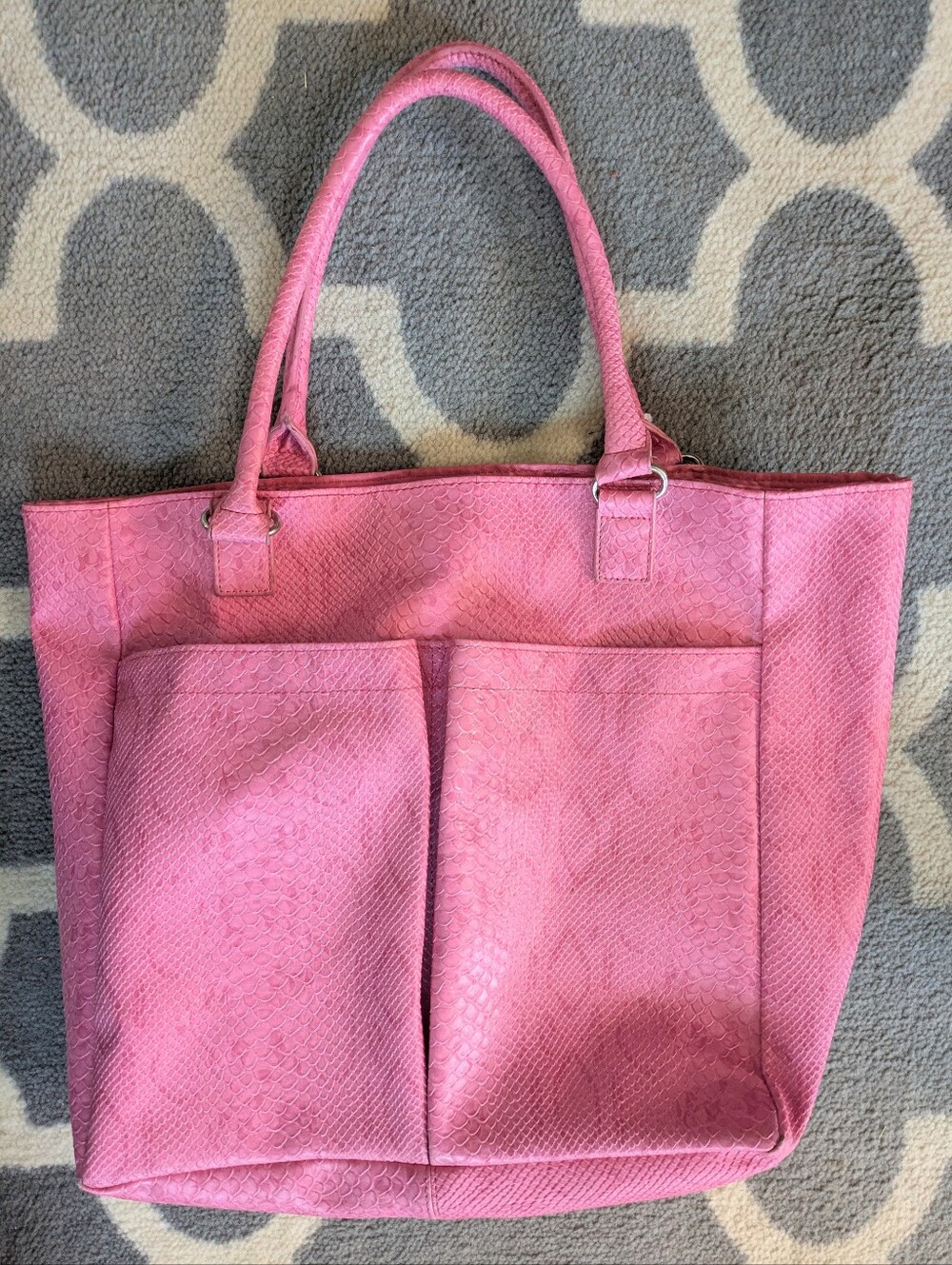 Neiman Marcus Pink Large Tote